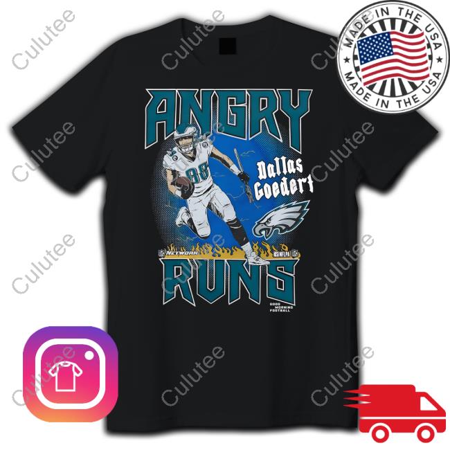 Angry Runs Eagles Dallas Goedert Hoodie