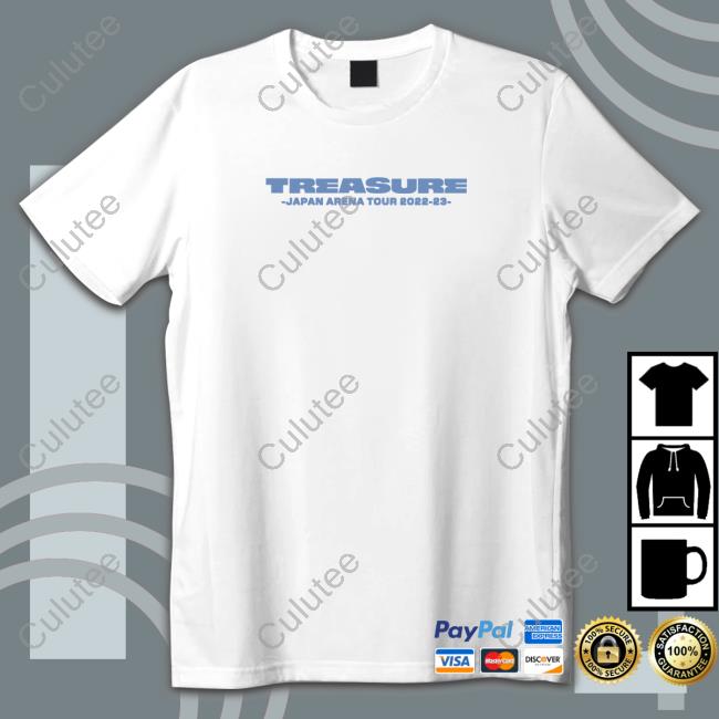 Treasure Japan Arena Tour 2022-23 Edition Limited White Tee Jihoon Treasure Japan Arena Tour 2022-23 Hoodie Shirt