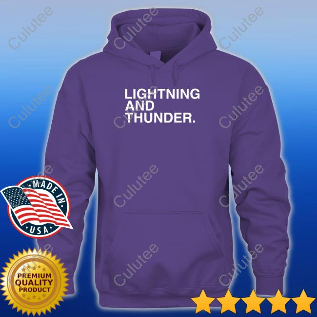 Official Obvious Shirts Lightning And Thunder T Shirt