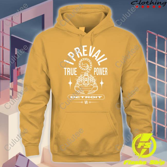 True Power Scorpion Shirt I Prevail Merch Hooded Sweatshirt