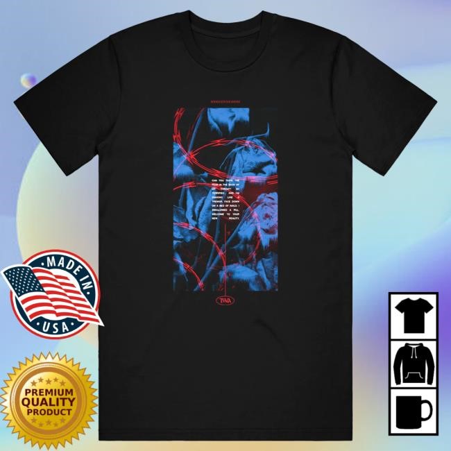 Official The Word Alive Razorwire - Black Tshirt