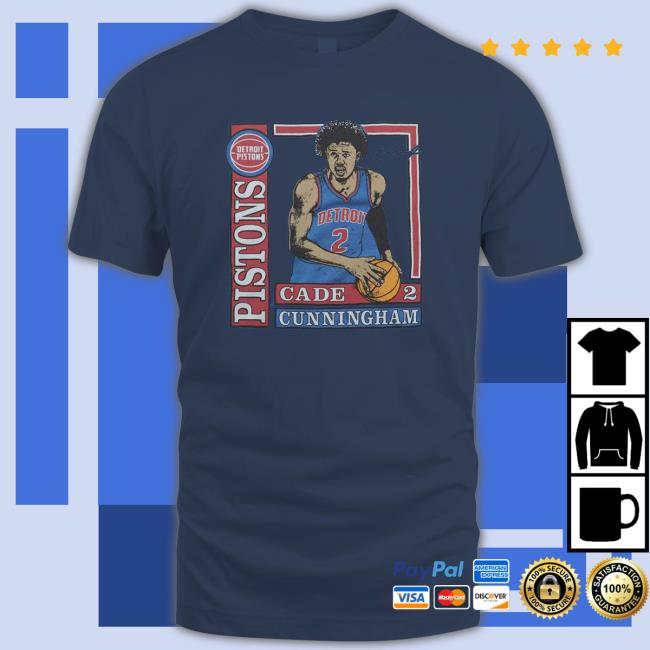 Cade Cunningham Detroit Pistons Homage Rookie Player Pack Tri-Blend Shirts
