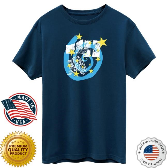 Official Jiberish Biophilia Supima Black Top Shirt