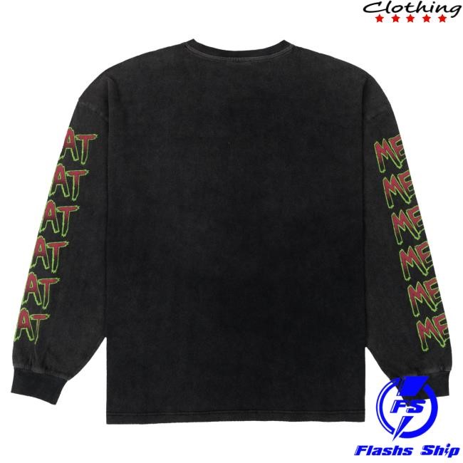 Official Papa Meat Merch Meatcanyon Monster Truck Long Sleeve Tee Shirt