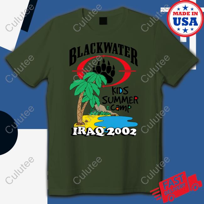 Shirt That Go Hard Kids Summer Camp Black Water T-Shirt