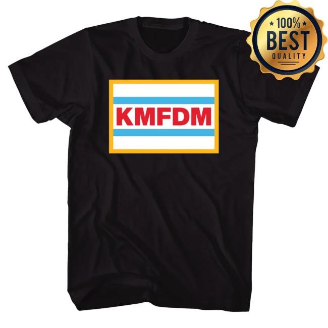 Official Kmfdm Merch Store Kmfdm "Chi" Logo Top Shirt - White - New!