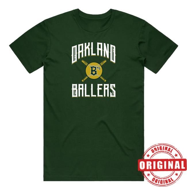Official Oakland Ballers Bat Logo New Shirt
