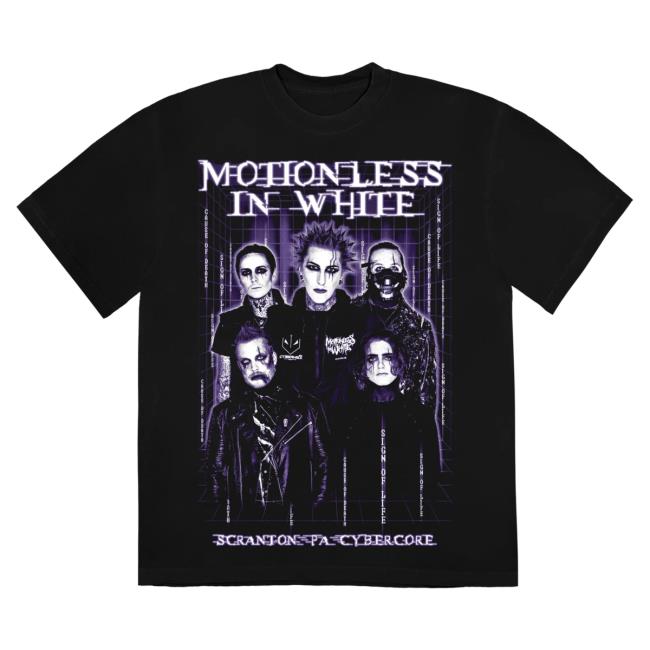 Official Motionless In White Miw Merch Store Matrix Crew neck Black MotionlessInWhite MiwMerch