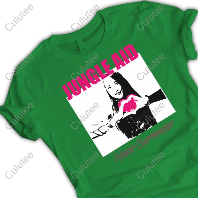 Pro Wrestling Tees Store Jungle Aid Never Surrender Tee Shirt Jungle Kyona
