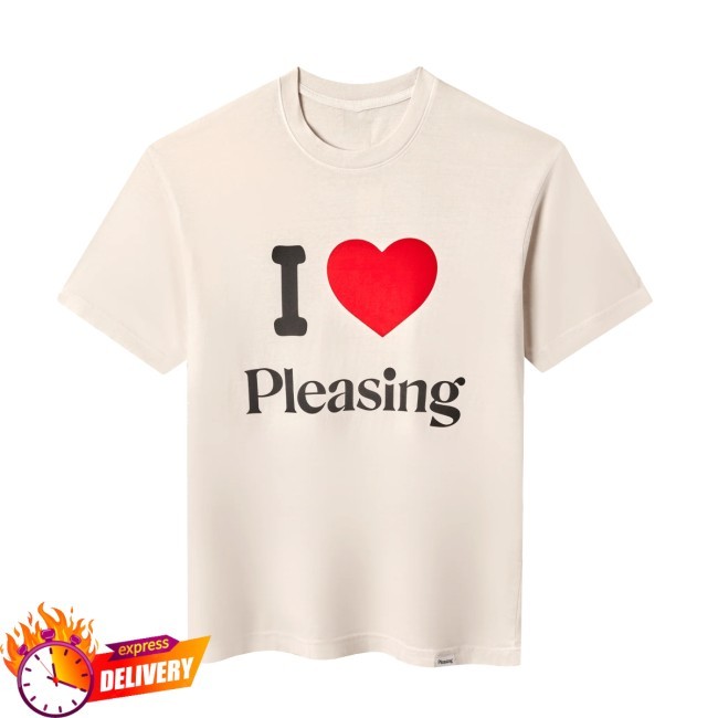 The I Heart Pleasing Tee Shirt in Sky Pleasing Shop Apparel