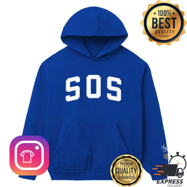 Official Top Dawg Entertainment Merch Txdxe Clothing Shop Sza Merch Sos Crewneck Blue