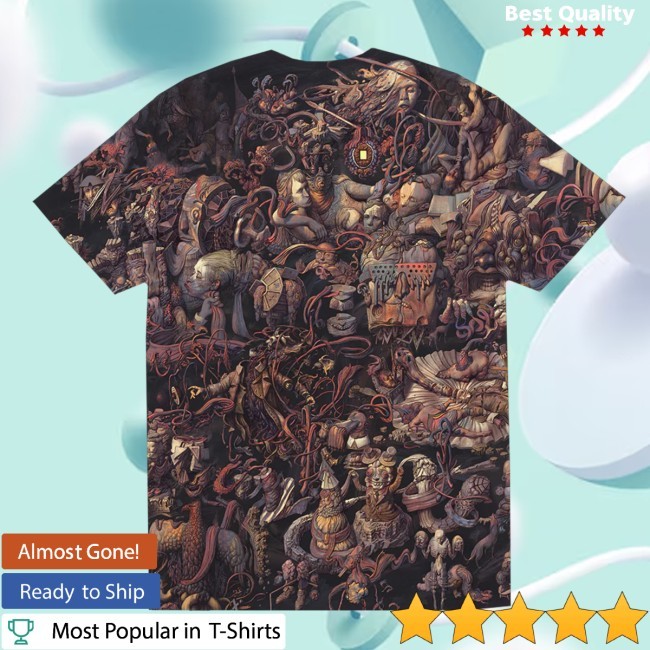 Disco Elysium Thought Cabinet Full Colour Shirt Disco Elysium Merch