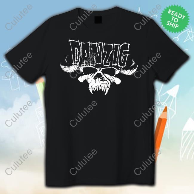 Danzig Merch Skull Logo Crewneck Sweatshirt