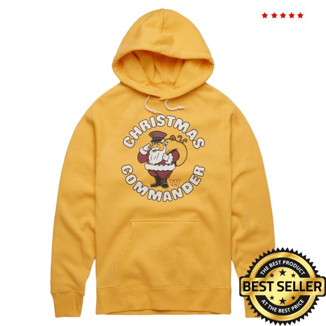 Official Homage Merch Store Homage Washington Commanders Christmas Popover Hoodie Homage Apparel Clothing Shop