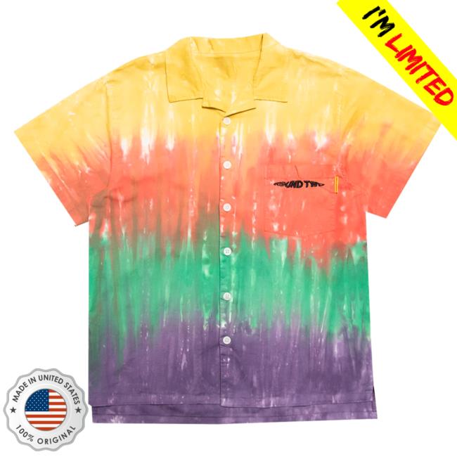 Round Two Clothing Store Shop Perspective Tye Dye Button Up New Shirt Roundtwostore