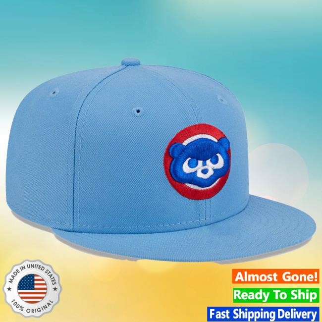 Chicago Cubs New Era Sky Blue 84 Logo 9FIFTY Snapback Cap | Buy Official Clark Street Sports