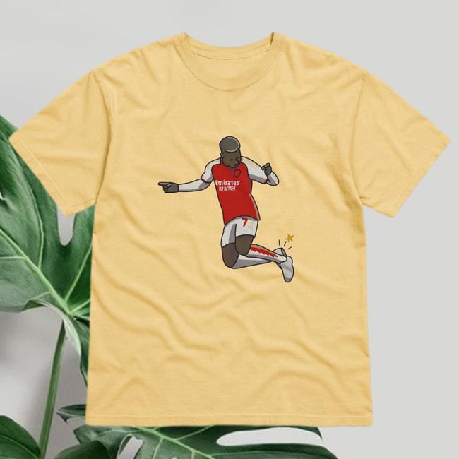 Official Poorly Drawn Arsenal Shop Saka On A Tee Shirt