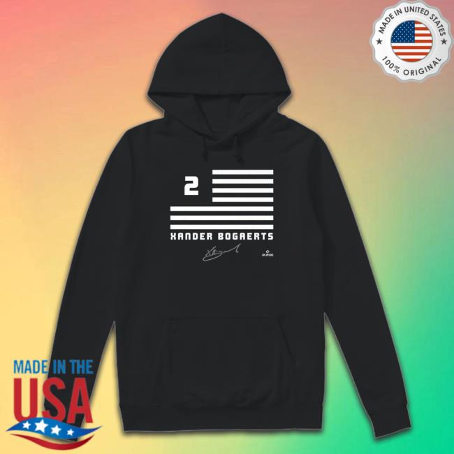 Xander Bogaerts Flag Signature T-Shirt