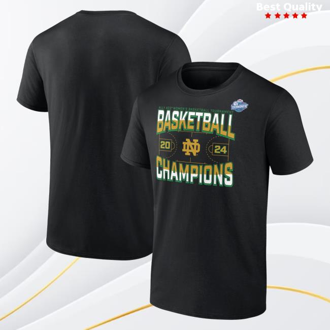 Notre Dame Fighting Irish Fanatics Branded 2024 ACC Women's Basketball Conference Tournament Champions Three Pointer Tshirt – Black