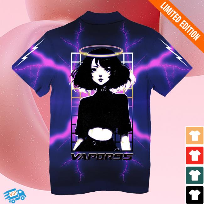 Official Vapor95 Clothing Store Project Rebirth Hawaiian T-Shirt Vapor 95