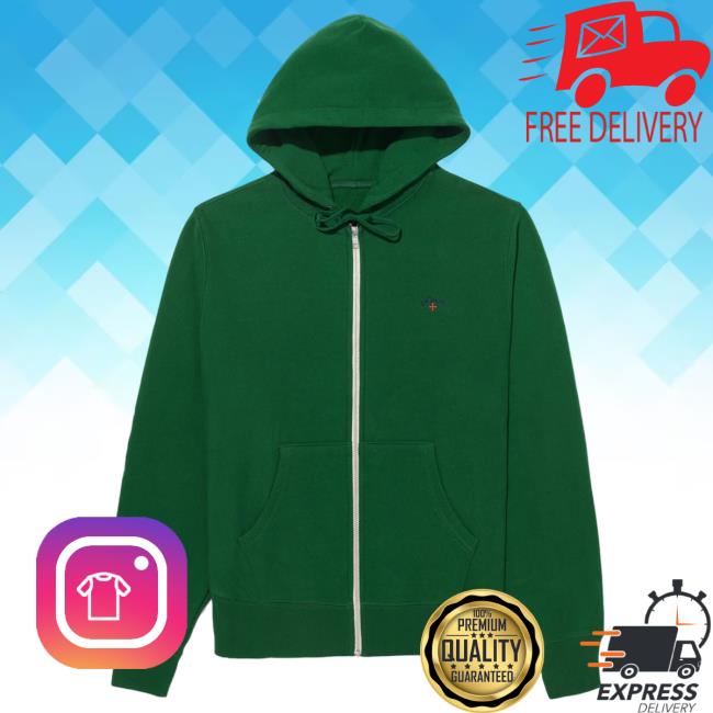 Official Noah Merch Store Lightweight Zip-Up Popover Sweatshirt Spartan Green Noah Clothing Shop Apparel