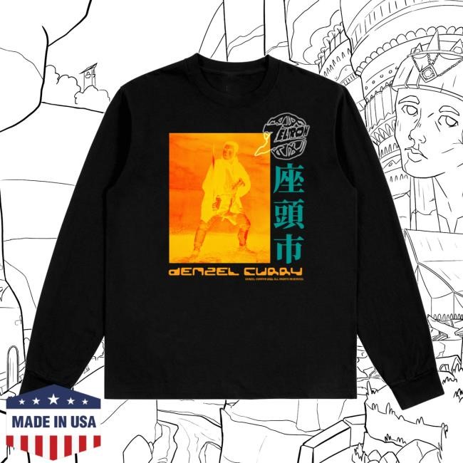 Denzel Curry Official Merch Shop Zeltron Black L/S Tee 2024