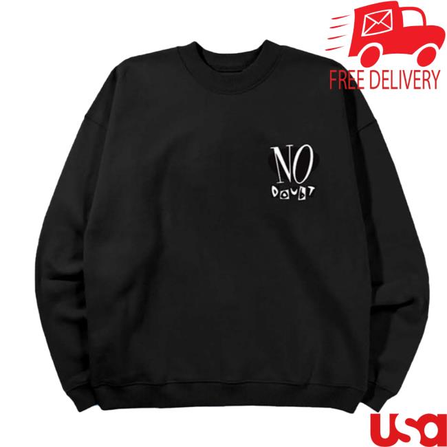 Official No Doubt Checkered Logo Hooded Sweatshirt