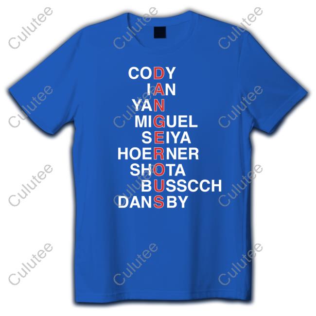 Official Cody Ian Yan Miguel Seiya Hoerner Shota Busscch Dansby Dangerous T Shirt