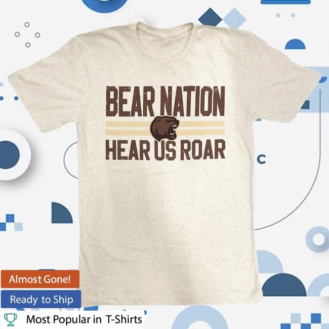 Official Hershey Bears Merch Store Hershey Bears 2024 Calder Cup Playoffs Hear Us Roar T-Shirt Hersheybears