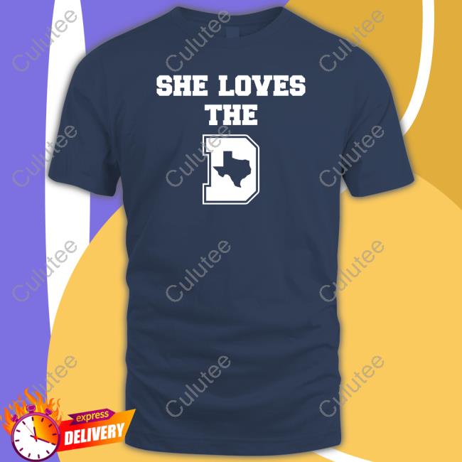 She Loves The D Dallas Football Sweatshirt Little Lisa