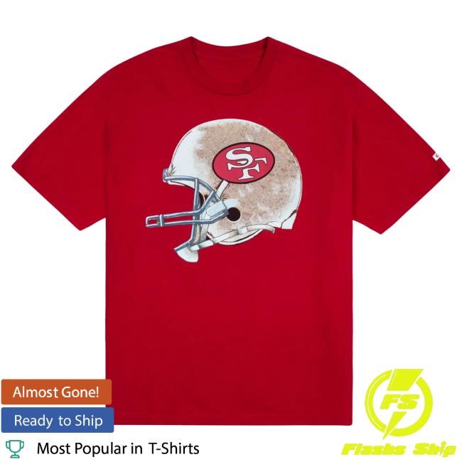 Official Golf Wang Merch 49Ers Helmet New Shirt by Golf Wang x NFL