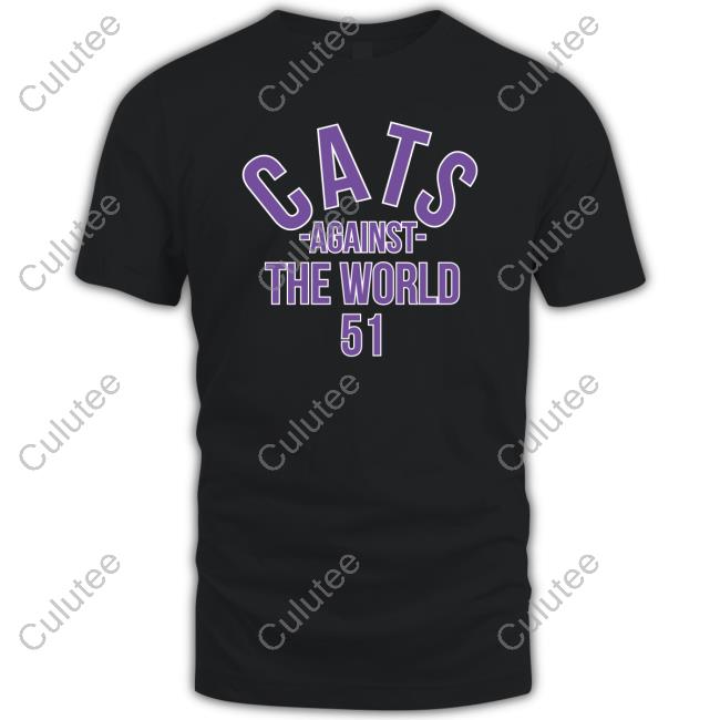 Official Cats Against The World 51 Shirt