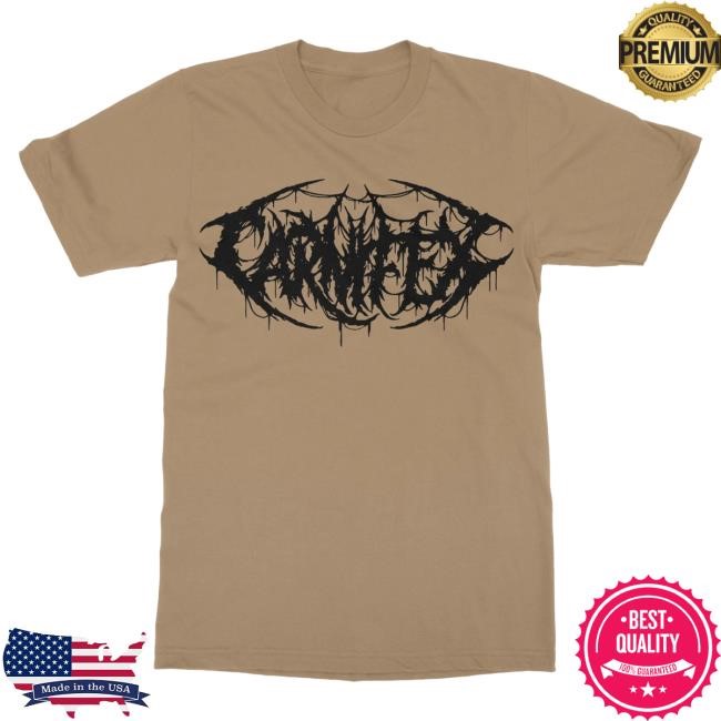 Official Indie Merch Store Carnifex Skull Bullet Coyote Shirt IndieMerchStore