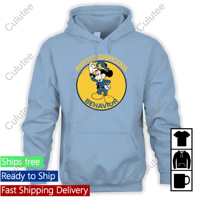 Report Suspicious Behavior Crewneck Sweatshirt