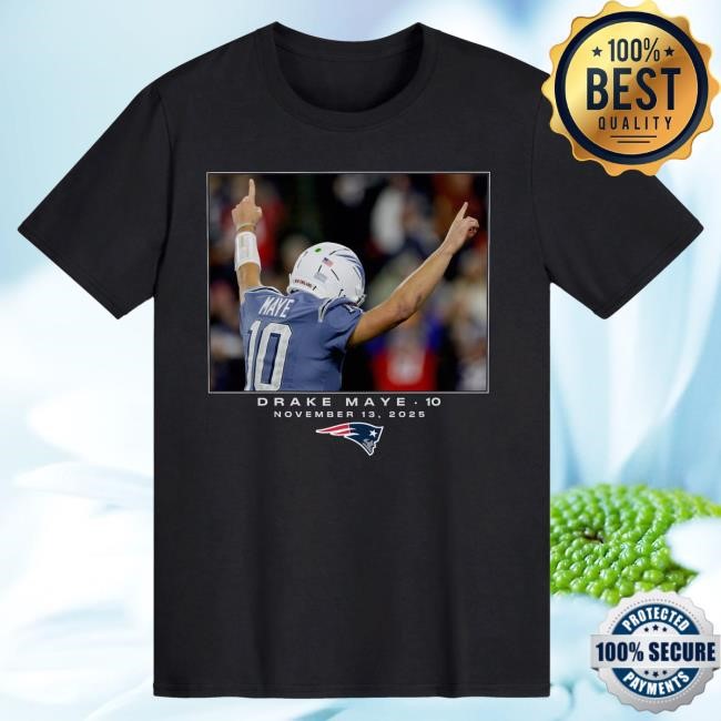 Official NFL Football NFL New England Patriots Drake Maye Shirt