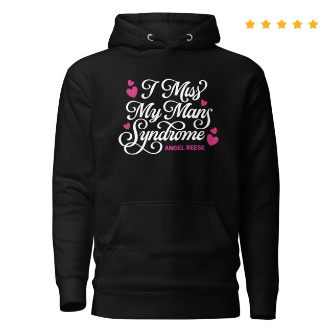 Official Angel Reese Merch Store Angel Reese "I Miss My Mans" Popover Hoodie Angel Reese Apparel Clothing Shop