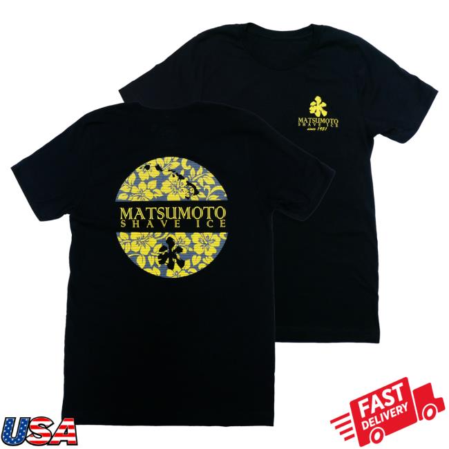 Official Matsumoto Shave Ice Men's Golden Logo T Shirt