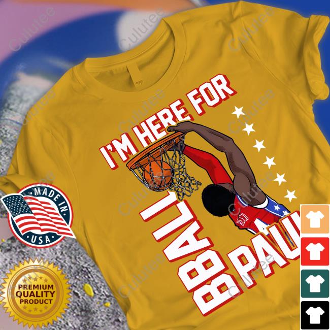 Barstool Sports Store I'm Here For Bball Paul Graphic T Shirt Paul Reed