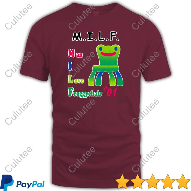 The Yetee Shop Milf Man I Love Froggy Chair 01 Tee Shirt By Drew Wise Wario64