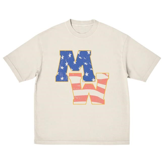 Morgan Wallen Mw Stars And Stripes T Shirt Morgan Wallen Merch Tour 2025 Official