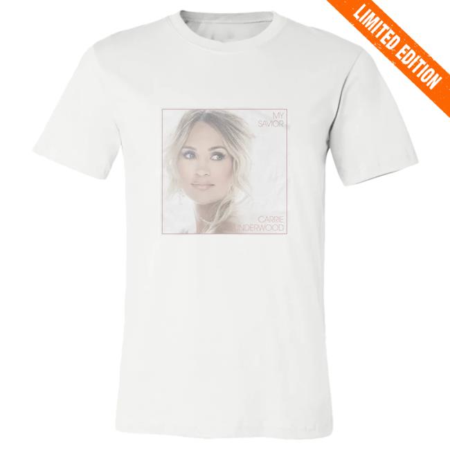Official Carrie Underwood Merch Store Limited Edition My Savior Album Cover Tshirt Carrie Underwood Clothing Shop CarrieUnderwood
