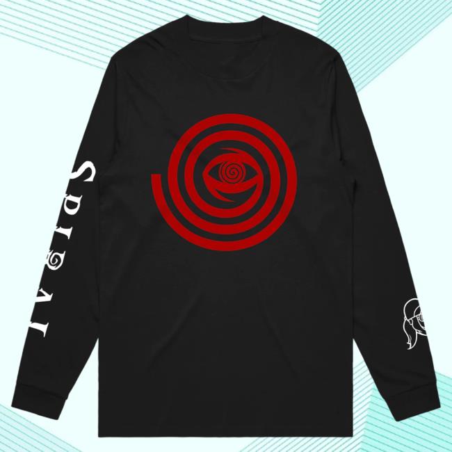 Official Rezz Merch Store Shop Rezz - Spiral - Black Long Sleeve Tee Shirt