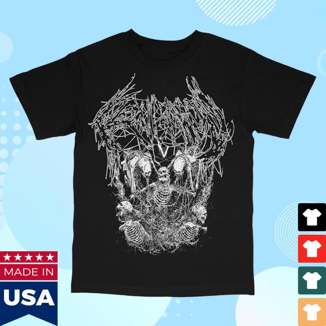 Official Interscope Records KenCarson Clothing Store Ken Carson Merch Death Mosh Black Tee
