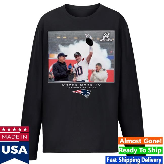 New England Patriots Drake Maye Super Bowl LIX Tee