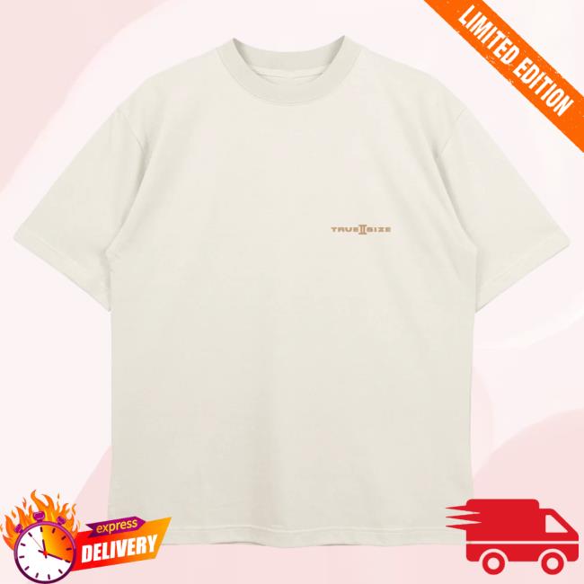 Official Yankeekicks True 2 Size Essential Top Shirt White Coffee