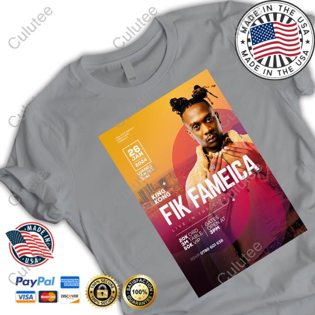 Fik Fameica Live In The City - Lugogo Cricket Oval Event Hoodie