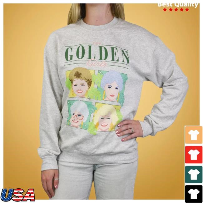 Official MLB Merch The Golden Girls Cast Sweater for Adults