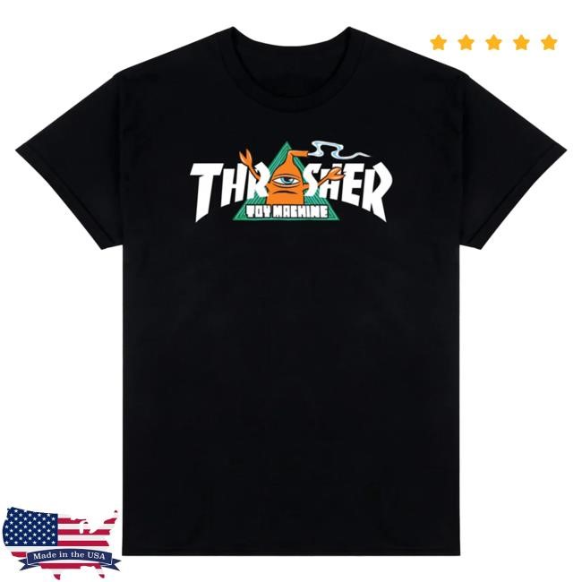 Thrasher x Toy Machine Vortex New T-Shirt