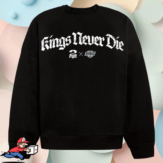 Official Interscope Records Merch Store 2Pac x LA Kings Mitchell & Ness Crew neck Sweatshirt