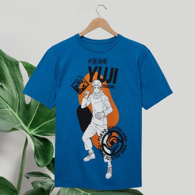 Official Box Lunch Merch Store Box Lunch Jujutsu Kaisen Yuji Itadori Tonal Icons Tees BoxLunch Exclusive Box Lunch Apparel Clothing Shop